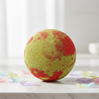 Bombes de bain effervescentes naturelles de luxe personnalisées OEM avec colorant pour une relaxation optimale