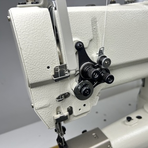 Máquina de Coser Industrial Programable de Boca Ancha 341, Motor Único Metálico, Nueva Placa de Identificación Grabada con Láser, Cierre Resistente - Product Image 3