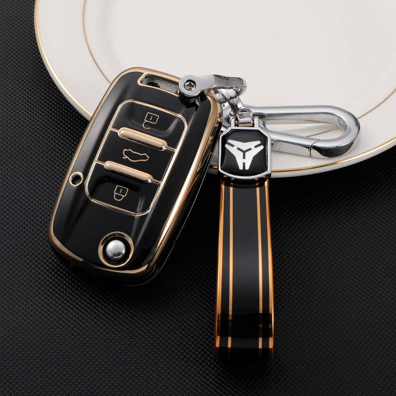 Premium Soft TPU Car Key Case Cover for SGMW Wuling Rongguang Hongguang - GSIS SGMWA11J