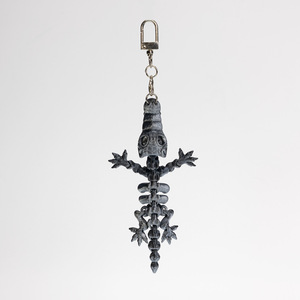 Porte-clés crocodile imprimé en 3D Gzyuyou 2026, articulations mobiles, pendentif crâne squelette, jouet créatif et tendance pour sacs à dos, clés, animaux - Product Image 5