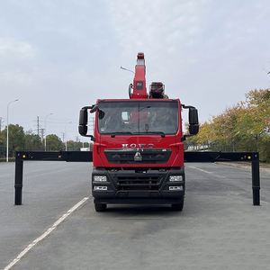 รถบรรทุกติดเครน Sinotruk TX 6*4 14 ตัน ออกแบบมาเพื่อยกและบรรทุกของได้ในตัว  ประสิทธิภาพการรับน้ำหนักยอดเยี่ยม - Product Image 2
