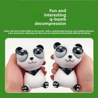 Jouet anti-stress en plastique souple, petit chenille aux grands yeux, viral sur internet, gadget amusant et créatif pour déstresser et faire des farces