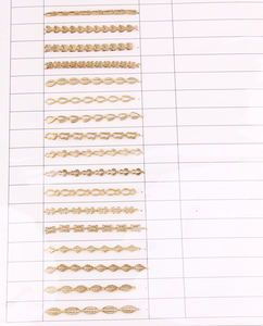 Chaîne de bijoux en laiton massif avec boule, composants de collier en métal plaqué or de Chine, vente en gros, valeur Shenzhen - Product Image 6