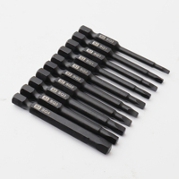 Embouts de tournevis magnétiques carrés KiWALL S2, antirouille, 60 mm de long, fiables, jeu de 10 embouts