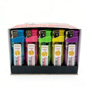 Briquet électronique jetable moderne en plastique transparent, écologique et durable pour cigarettes - Cadeaux d'affaires - Product Image 6