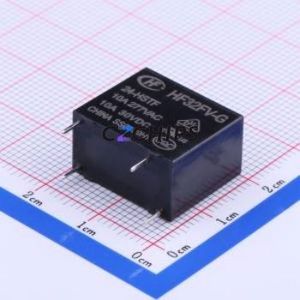 HF32FV-G/24-HSTF Power Relay Through hole,10.2x18.4mm Relay 24V 1 Normally Open: 1A (SPST-Normally Open)::: 4 10A-250VAC - Product Image 1