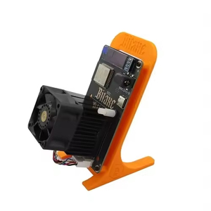 New Gamma 601 1.2T 18W Ball Bearing Plastic Heatsink Radiator Air <b>Fan</b> Cooler Orange Black - Product Image 2