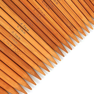 Jeu d'aiguilles à tricoter à Double bout, 75 pièces, en bambou carbonisé, parfaits pour le bricolage créatif <span class=keywords><strong>et</strong></span> fait à la main - Product Image 4