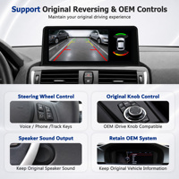 Layar Multimedia CodeLynk untuk BMW Seri 1 2 3 4 F20 F21 F22 F23 F30 F31 F32 F33 F34 F36 2012-2016 NBT Wireless Carplay