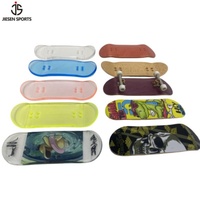 JIESEN Vente en gros Minis Jouet Touche Skateboard Graphiques personnalisés par transfert de chaleur Bois Érable Patineuse à doigts