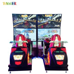 Matériel de machine de jeu d'arcade à monnayeur : <span class=keywords><strong>Simulateur</strong></span> de course automobile, <span class=keywords><strong>Simulateur</strong></span> de conduite d'attractions, Console d'arcade d'attractions - Product Image 1