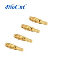 Jbocnt JB-A-029 Connecteur banane plaqué or 2,5 mm, accessoire spécial pour batterie USB, 2A, cuivre, 3P 4P, médical