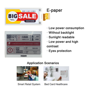 Kingtech OEM <span class=keywords><strong>E</strong></span>-kağıt EPD LCD Ekran Arka Işıksız <span class=keywords><strong>E</strong></span>-kağıt LCD Panel Akıllı Perakende Sistemi ve Yatak Kartı Sağlık Sistemi için - Product Image 6