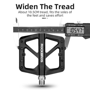 Pedal de Bicicleta de Aleación de Aluminio <span class=keywords><strong>ROCKBROS</strong></span> para Bicicleta de Montaña, con Buena Calidad, Antideslizante, Pedal de Nylon para Carretera de Montaña - Product Image 2