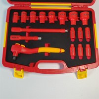 S682-25 SFREYA VDE 1000V isolé isolation outils cas double couleur 25 pièces clé à douille pince tournevis outil ensemble kit