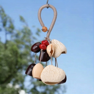 Wholesale Handcrafted Natural Fruit Shell Bell Hanging Decor <b>Wind</b> <b>Chime</b> - Product Image 3