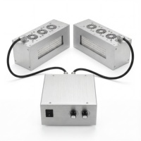 Lampe de polymérisation UV LED portable AC/DC 220V, utilisation médicale, impression d'écran à l'encre, adhésif sans ombre, refroidissement par air, 365nm 395nm