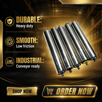 Rouleaux, pignons et tambours en acier inoxydable galvanisé pour lignes de production, disponibles sur mesure.
