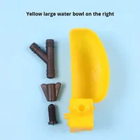 Abreuvoir automatique pour cailles, équipement d'élevage, état neuf, bol à eau en plastique avec débit de 0,3 à 0,8 L/min pour cailles et pigeons