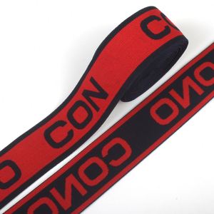 Cinturón Elástico Personalizado de Poliéster/Látex con Logotipo Jacquard - Product Image 1