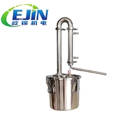 Équipement de distillerie EJIN pour hydrosol, huile essentielle, alcool, whisky, rhum, gin, vodka, brandy, spiritueux, liqueur, en acier inoxydable 304