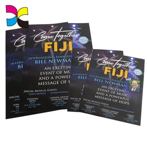 Glossy laminated product business flyers insert cards printing