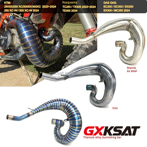 GXKSAT Exhaust Pipe Applicable to KTM <strong>Husqvarna</strong> EC250 TC250 300XC-W Off-road Exhaust Pipe with Original Diameter 2024+ - Product Image 5