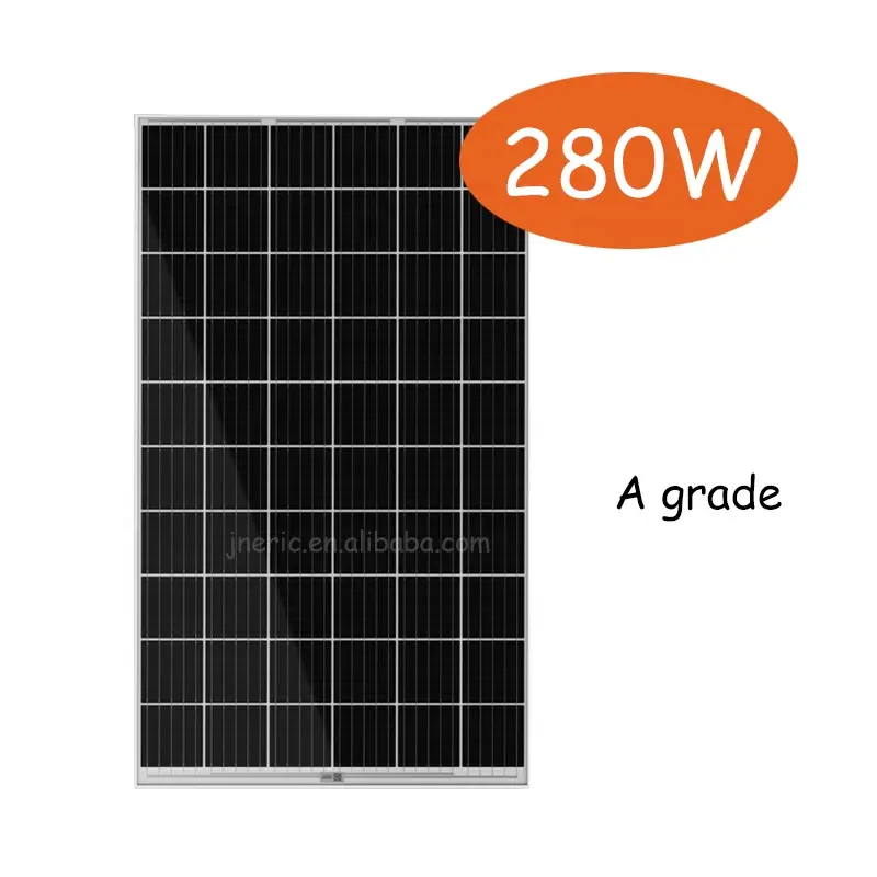 وحدة طاقة شمسية كهروضوئية 280 وات 300 وات سعر الوات لوح طاقة شمسية من السيليكون متعدد البلورات