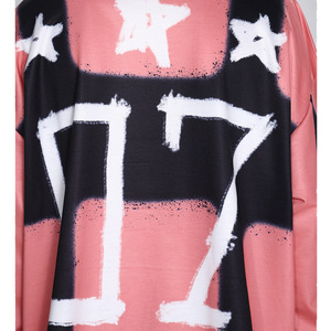 T-shirt à manches longues pour homme avec logo personnalisé, col rond, streetwear, pull, poids lourd, 100% coton tricoté, coupe ample - Product Image 3