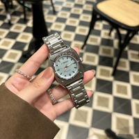 Nuevo Reloj de Lujo Dorado para Mujer, Resistente al Agua, con Luz Nocturna, Reloj de Cuarzo de Acero Inoxidable para Mujer, Resistente al Agua