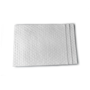 Tampons absorbants lourds blancs à fossettes, uniquement pour le contrôle des déversements d'huile et de carburant, tapis absorbants jetables pour carburant - Product Image 1