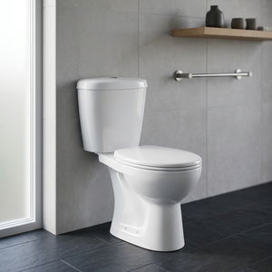 Offre Spéciale – WC moderne en céramique à double chasse cyclonique, à poser au sol, deux pièces, sanitaires - Product Image 5