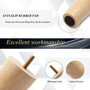 <span class=keywords><strong>Gambe</strong></span> Coniche in Legno Resistente per Divani, Tavoli, Camere da Letto, Soggiorni, Mobili di Qualità per Hotel dal Produttore Fornitore - Product Image 2
