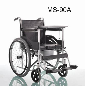 (MS-90A) Aluminum Lightweight Manual Power Transport <b>Commode</b> Wheel <b>Chair</b> - Product Image 1