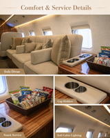 Bombardier Challenger 604 de 2001, avion d'affaires, 11 places, 9200 heures de temps total d'utilisation