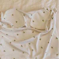 Ensemble de pyjama 2 pièces personnalisé pour femmes, imprimé floral, col en dentelle, haut à manches longues et pantalon, vêtements de nuit doux