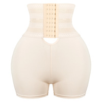 Culotte taille haute ajustable à boutons pour femme, grande taille, avec coussinet en éponge amovible, en polyester, effet rehausseur de fesses, pour l'export.