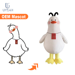 Fantasia de Mascote Esportiva Personalizada UYEAH para Adultos, Personagem de Desenho Animado de Águia com LOGO do CLUBE - Product Image 5