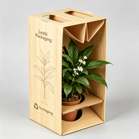 Boîte d'expédition pliable personnalisée pour plantes succulentes vivantes en pot en carton