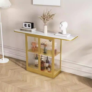 Armoire de rangement murale en <span class=keywords><strong>fer</strong></span> <span class=keywords><strong>forgé</strong></span>, style minimaliste moderne, pour les couloirs d'hôtel, les entrées latérales, design métallique décoratif - Product Image 1