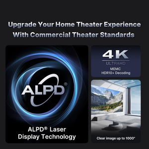 New formovie chiếu X5 alpd laser 4k chiếu 2450 cvia <span class=keywords><strong>lumens</strong></span> sáng hơn so với TV 1000inch đúng rạp chiếu phim lớp denon chiếu - Product Image 4