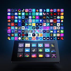 Hình ảnh dòng boong Bàn phím LCD Nút 15 phím Sống Sáng tạo nội dung điều khiển nút tùy chỉnh cho Windows/MacOS/Android/IOS Quà Tặng - Product Image 2