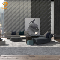 Nouveaux designs de décoration murale 3D pour cinéma