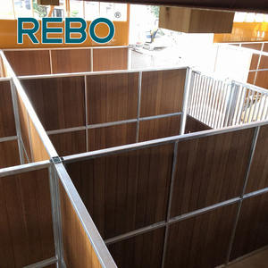 Panneau de box en bambou REBO MH761, surface huilée <span class=keywords><strong>Woca</strong></span>, côtés rainurés et languettés, solutions pour écuries de chevaux, 1195x127x24mm, garantie 5 ans - Product Image 3