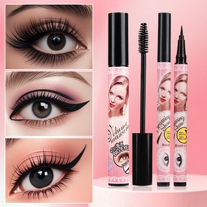 QICIY – Kit de sérum waterproof pour eye-liner, volume, longueur, recourbement, aspect naturel, brosse en silicone, maquillage longue tenue pour les yeux - Product Image 3