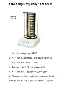 STSJ-5 Cao Tần Số Sàng Shaker Phòng Thí Nghiệm Kiểm Tra Sàng Mall Máy Bột Thử Nghiệm Rung Sàng Shaker Phòng Thí Nghiệm Điện Từ - Product Image 2
