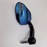 Nouveau rétroviseur latéral universel pour moto JP Motor, haute visibilité, CNC, bleu, pour CB400F/CB500F/CB650R