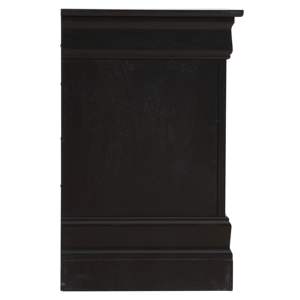 Mesita de noche Negra moderna DB Chic para el hogar, apartamento, hospital, dormitorio o muebles de sala de estar - Product Image 5