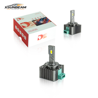Bombilla LED CSP Serie D para Faros Delanteros D1S D3S D5S D8S, Luz Alta y Baja, Sin Errores Canbus, Iluminación Frontal, Actualización de Lámparas para Vehículos
