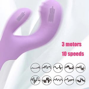 10 modu G noktası fışkırtma Pussy meme klitoris enayi Masturbators Dildos hızlı Climax seks ürünleri tavşan vibratörler kadın için - Product Image 2